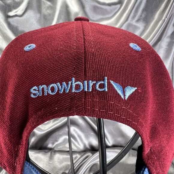 Utah Jazz x Snowbird Men’s Cap Hat Basketball 9Twenty OSFA NBA Red Logo Fall NEW - Picture 8 of 13